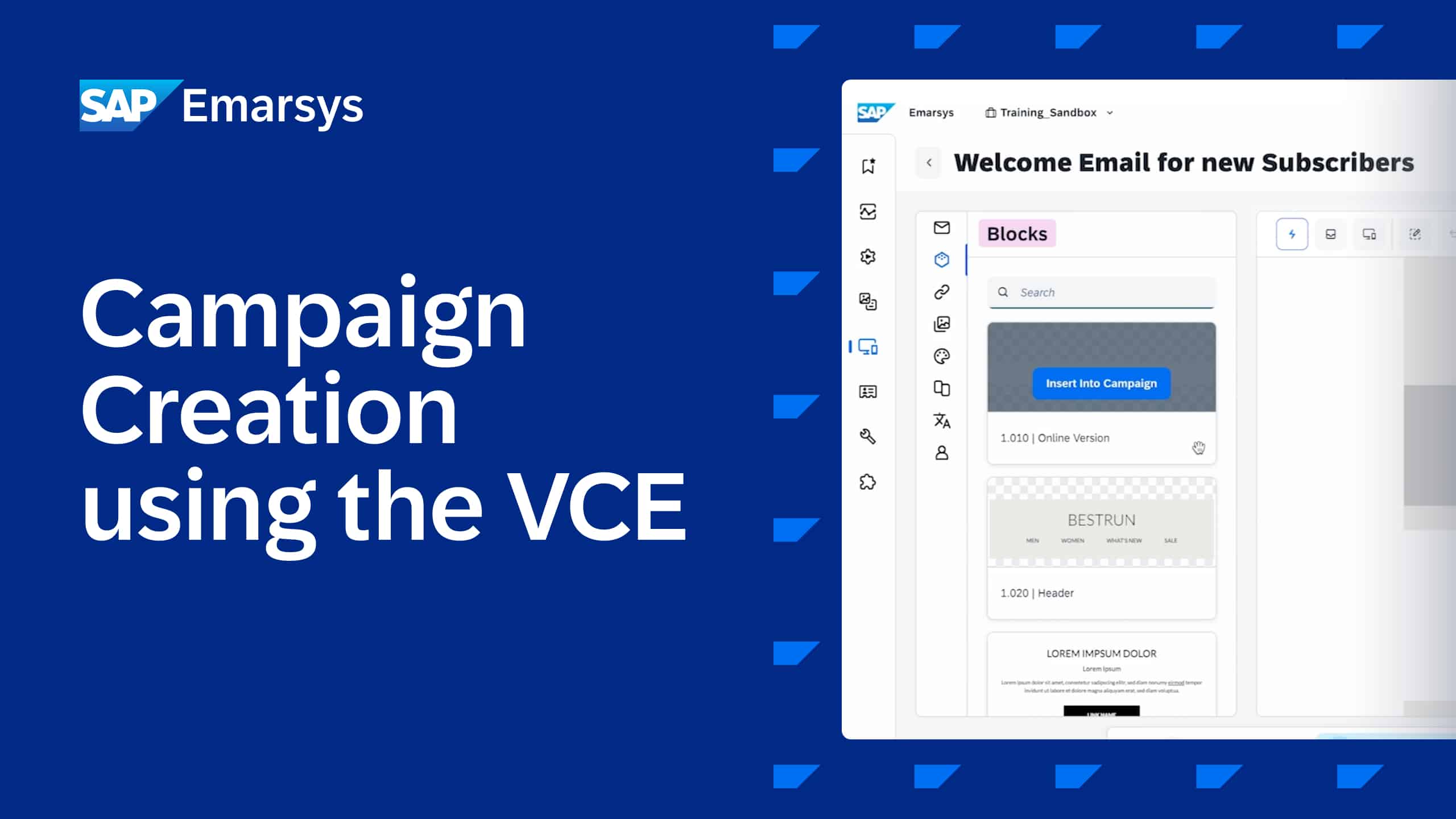 Ema Product Training Campaign Creation Using The Vce Youtube Thumbnail 1280x720px