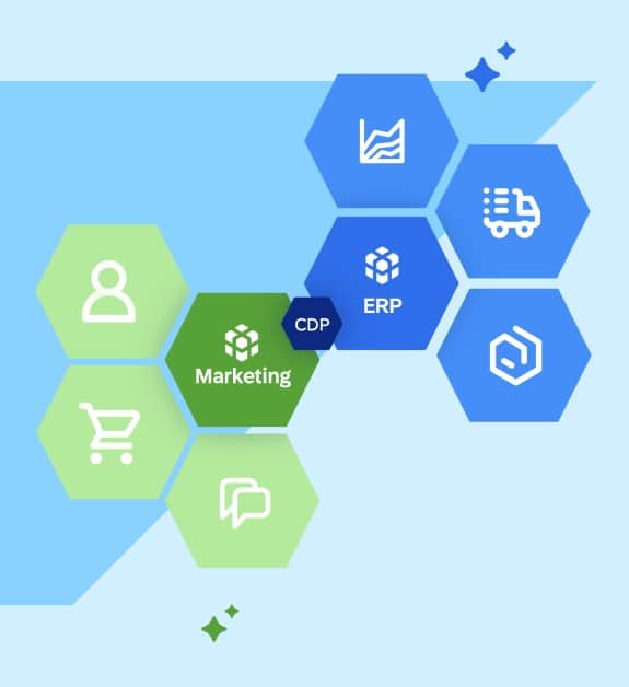 A CDP unifies marketing and enterprise data