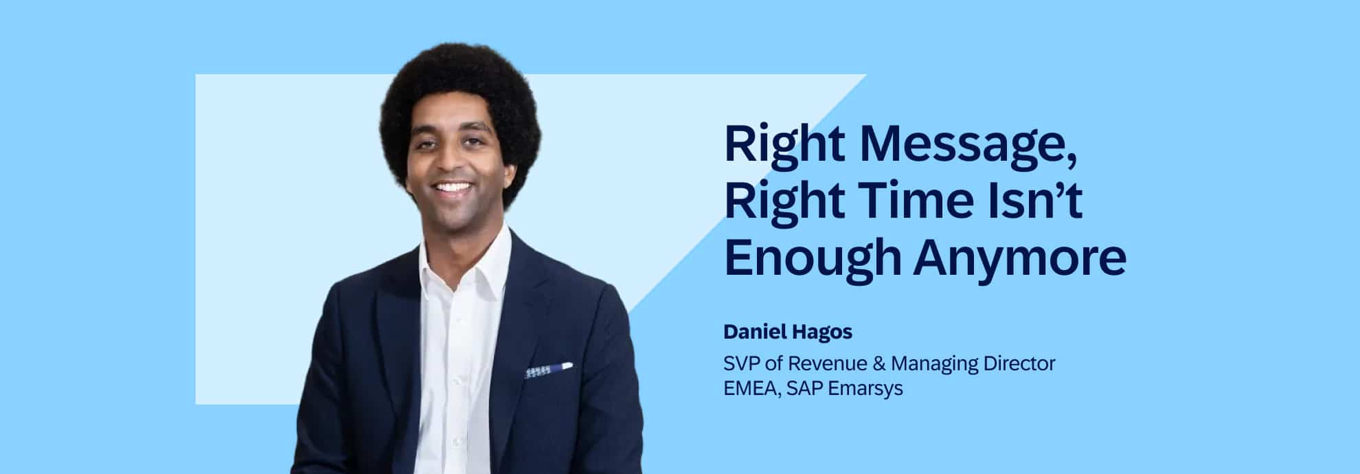 Hero image for Daniel Hagos blog post recap of Martechvibe interview